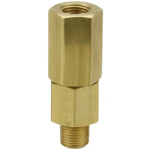 1/8 Male To Female NPT Solid Brass Check Valve 500 PSI