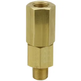 1/8 Male To Female NPT Solid Brass Check Valve 500 PSI