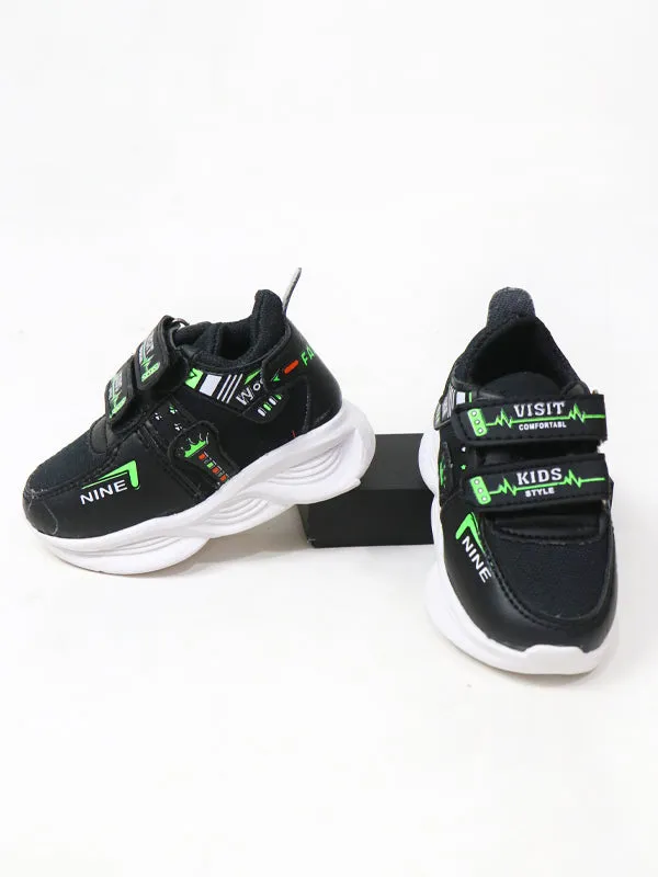 1Yr - 8Yrs Black Shoes For Boys LS BS66