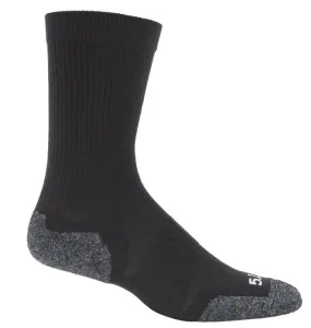 5-11 Slip Stream Large Men Tactical Sock Black