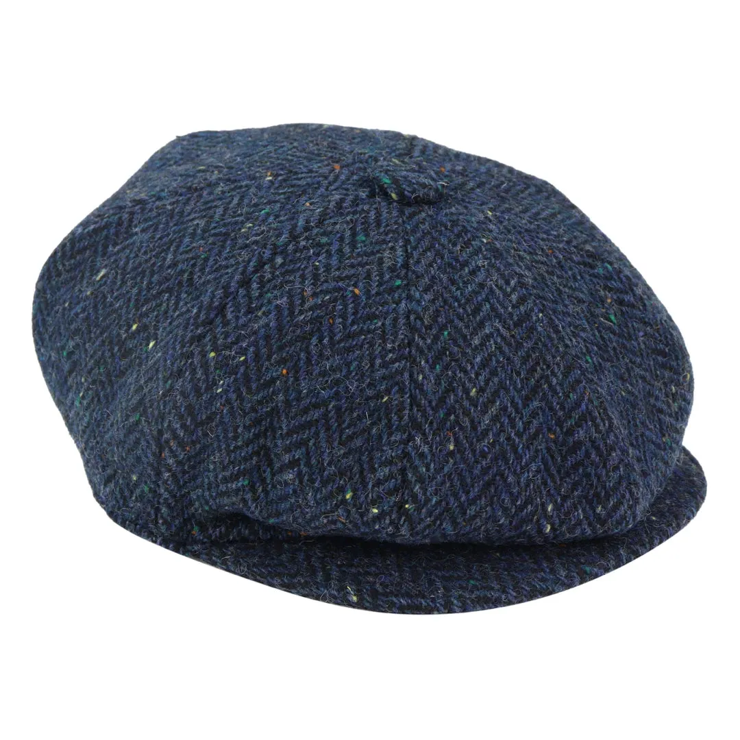 8 Panel Baker Newsboy Hat Tweed Wool 1920s Peaky Cap