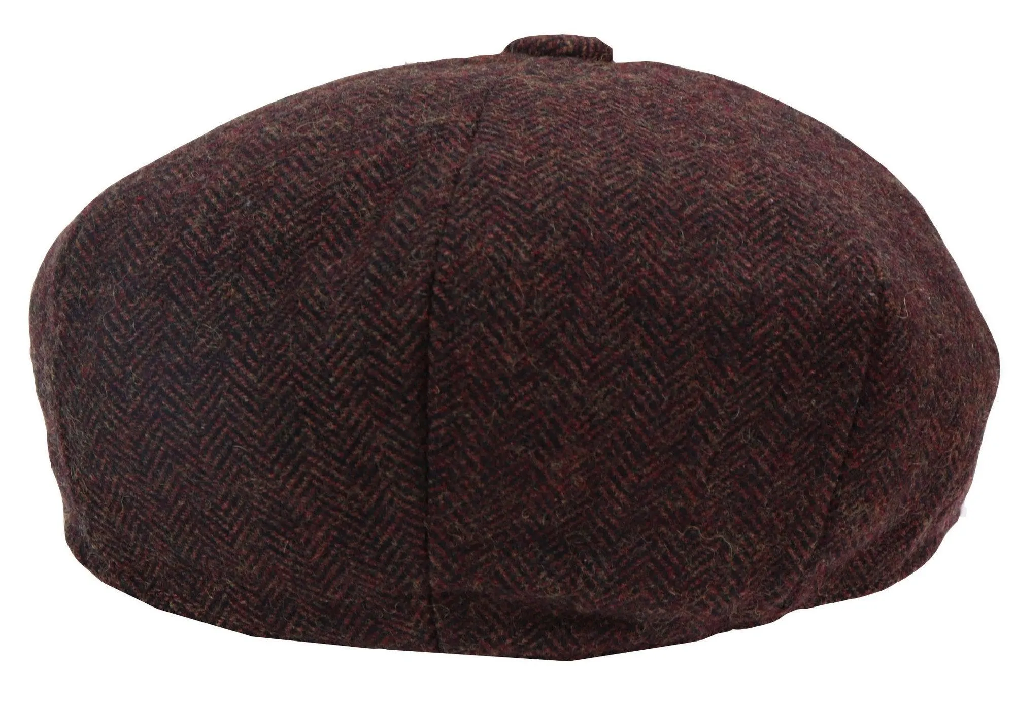 8 Panel Baker Newsboy Hat Tweed Wool 1920s Peaky Cap