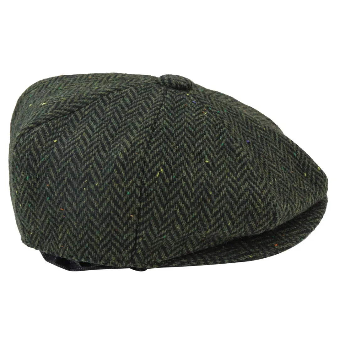 8 Panel Baker Newsboy Hat Tweed Wool 1920s Peaky Cap