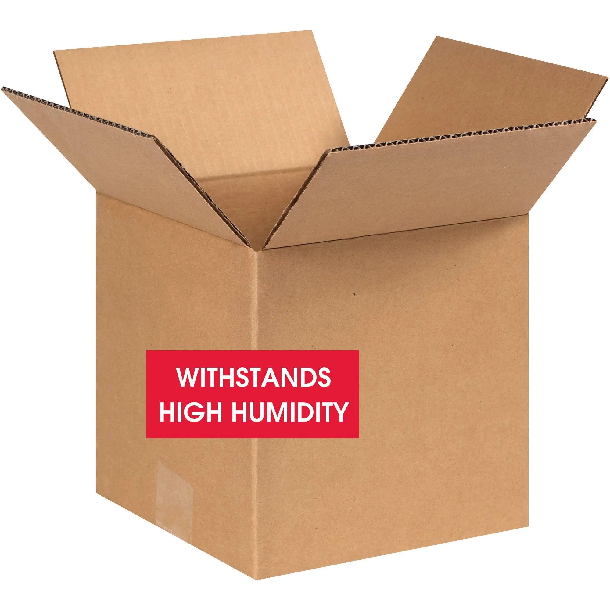 8 x 8 x 8 W5c Weather-Resistant Corrugated Boxes