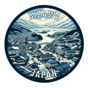 Aizawa Japan Souvenir Die Cut Flat Magnet