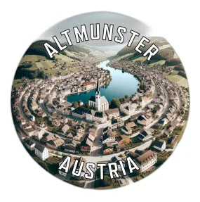 Altmunster Austria Souvenir Die Cut Flat Magnet