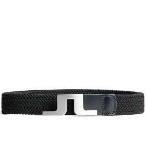 Berry Braided Elastic Belt Black - AW24