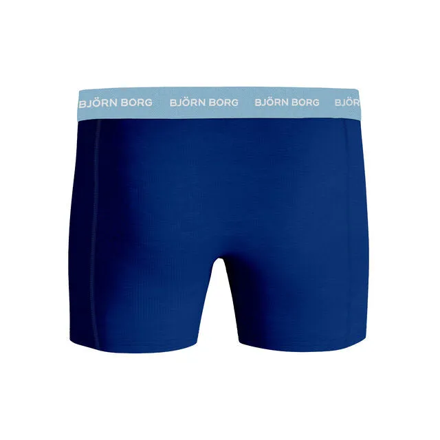 Bjrn Borg 3 Pack Essential Boxer - White/Blue/Print