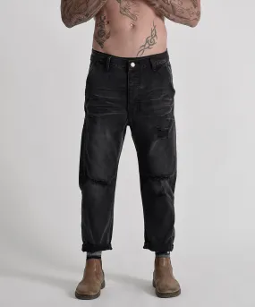 BLACK ANCHOR MR BROWNS DENIM JEANS