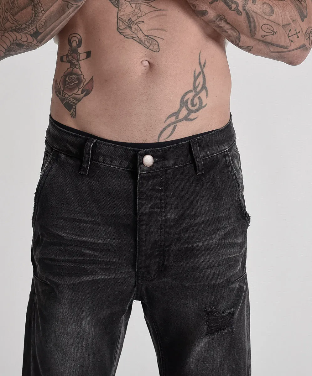 BLACK ANCHOR MR BROWNS DENIM JEANS