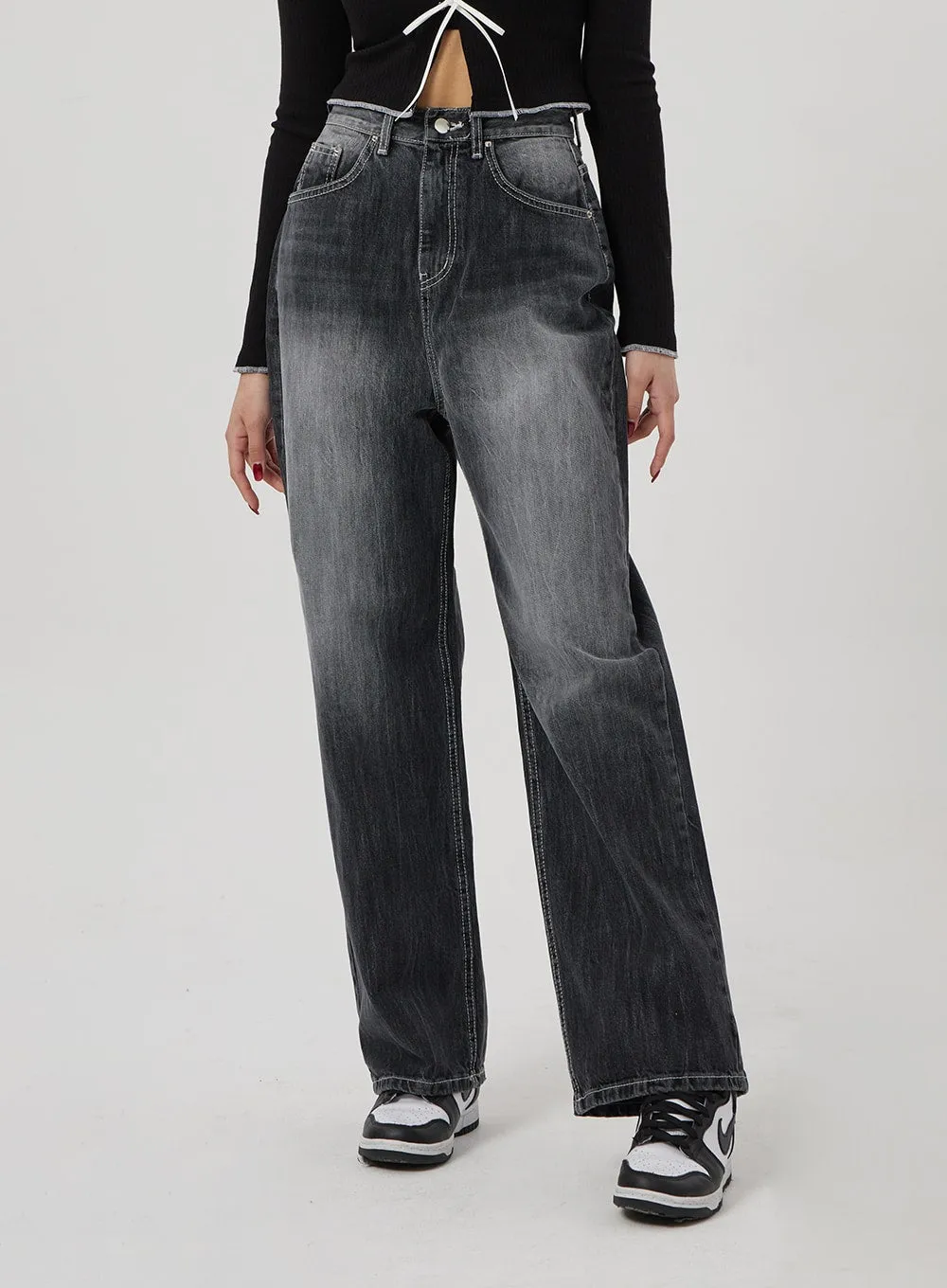 Black Baggy Jeans BF310