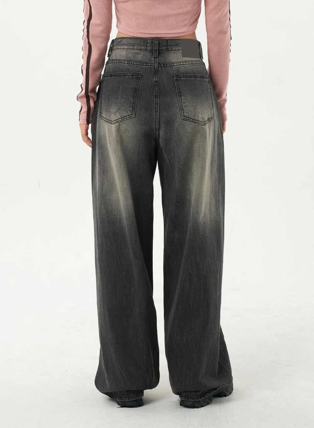 Black Baggy Jeans CA327