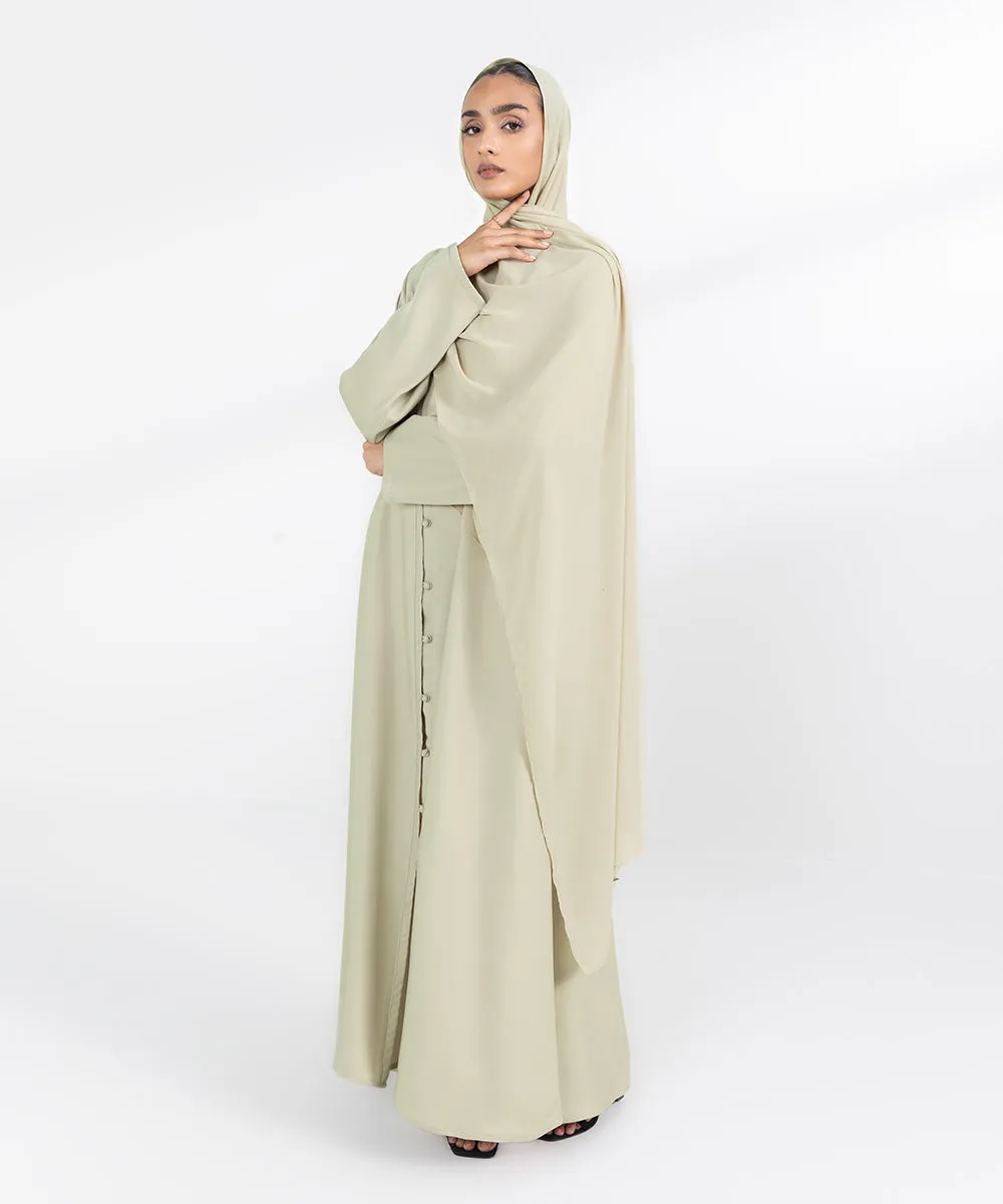 Button Through Abaya