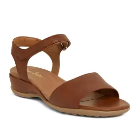 Camden Sandal in Mid Brown Leather