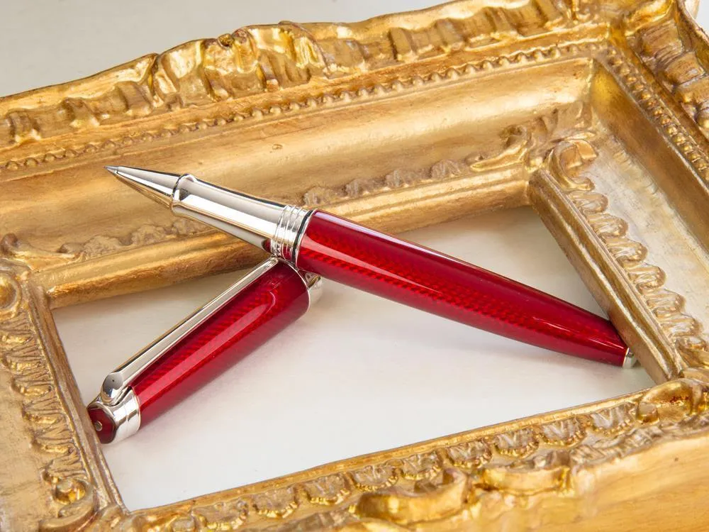 Caran dAche Léman Rouge Carmin Rollerball pen, Red, 4779.580