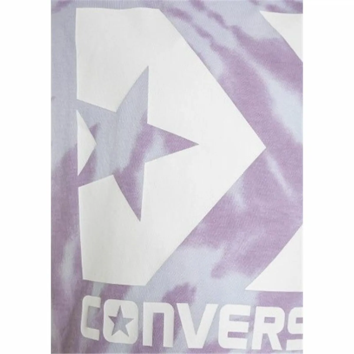 Child's Short Sleeve T-Shirt Converse Tie Dye Plum