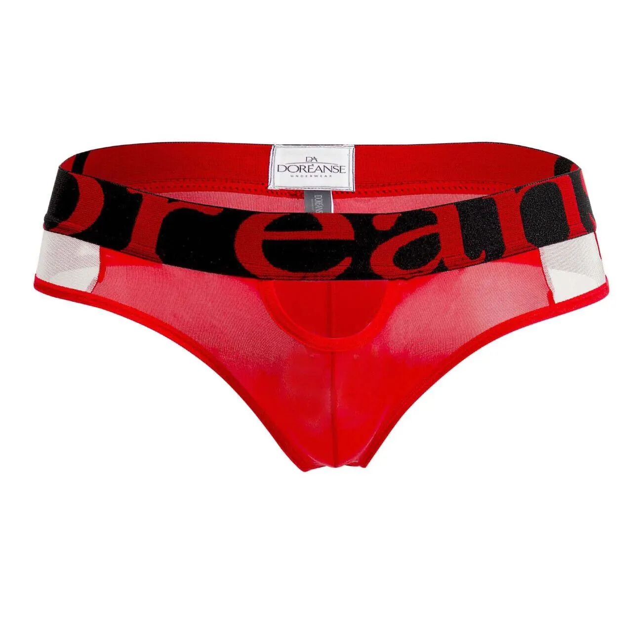 Doreanse Window Thong Soft & Sleeky Low-Rise Thongs Red 1224 9