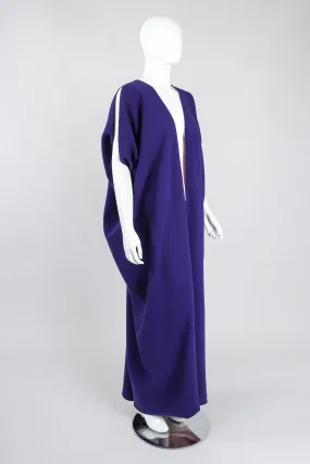 Draped Sleeveless Duster Robe