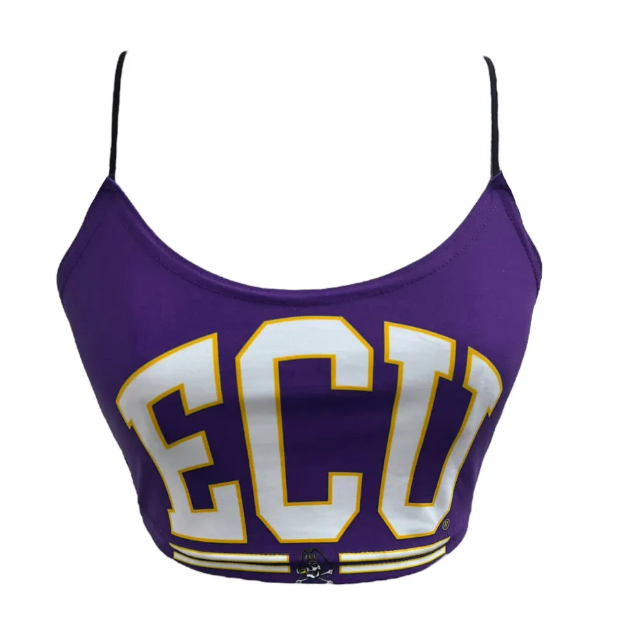 ECU Pirates Purple Spaghetti Tank