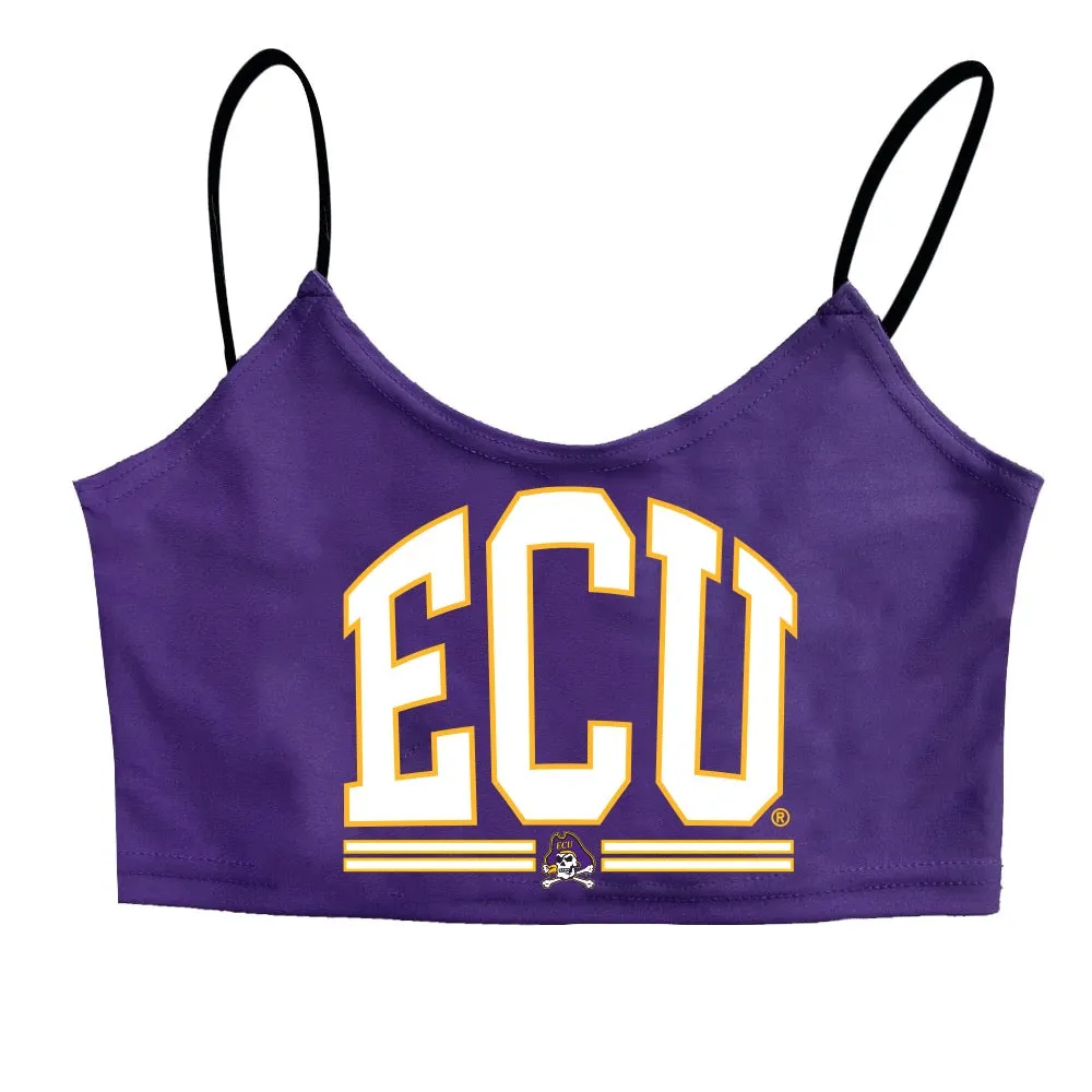 ECU Pirates Purple Spaghetti Tank