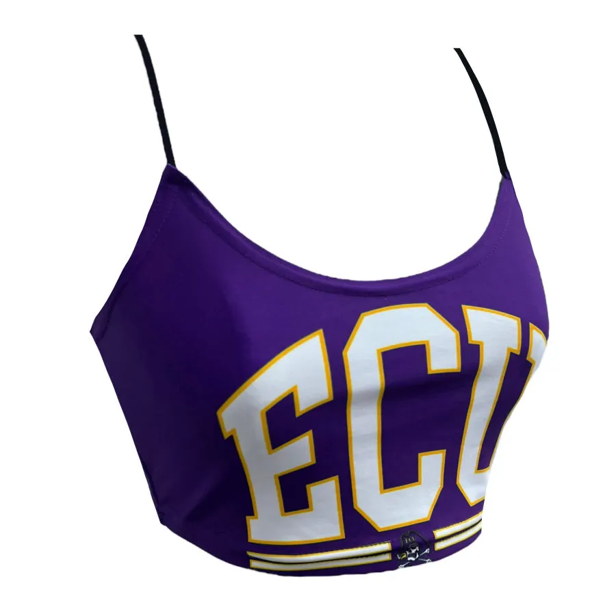 ECU Pirates Purple Spaghetti Tank