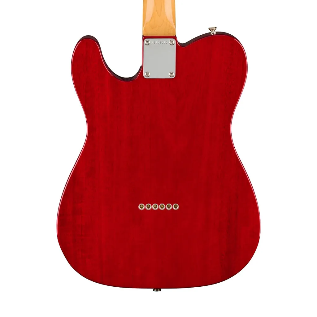 Fender American Vintage II 63 Telecaster Electric Guitar, RW FB, Red Transparent