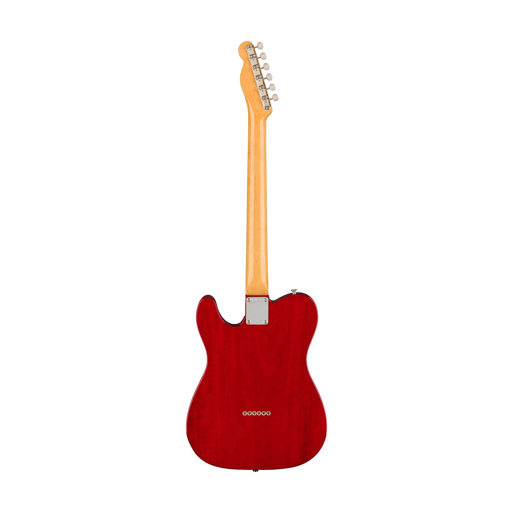 Fender American Vintage II 63 Telecaster Electric Guitar, RW FB, Red Transparent