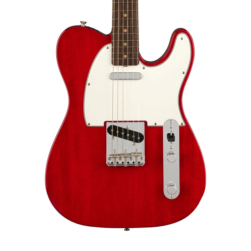 Fender American Vintage II 63 Telecaster Electric Guitar, RW FB, Red Transparent