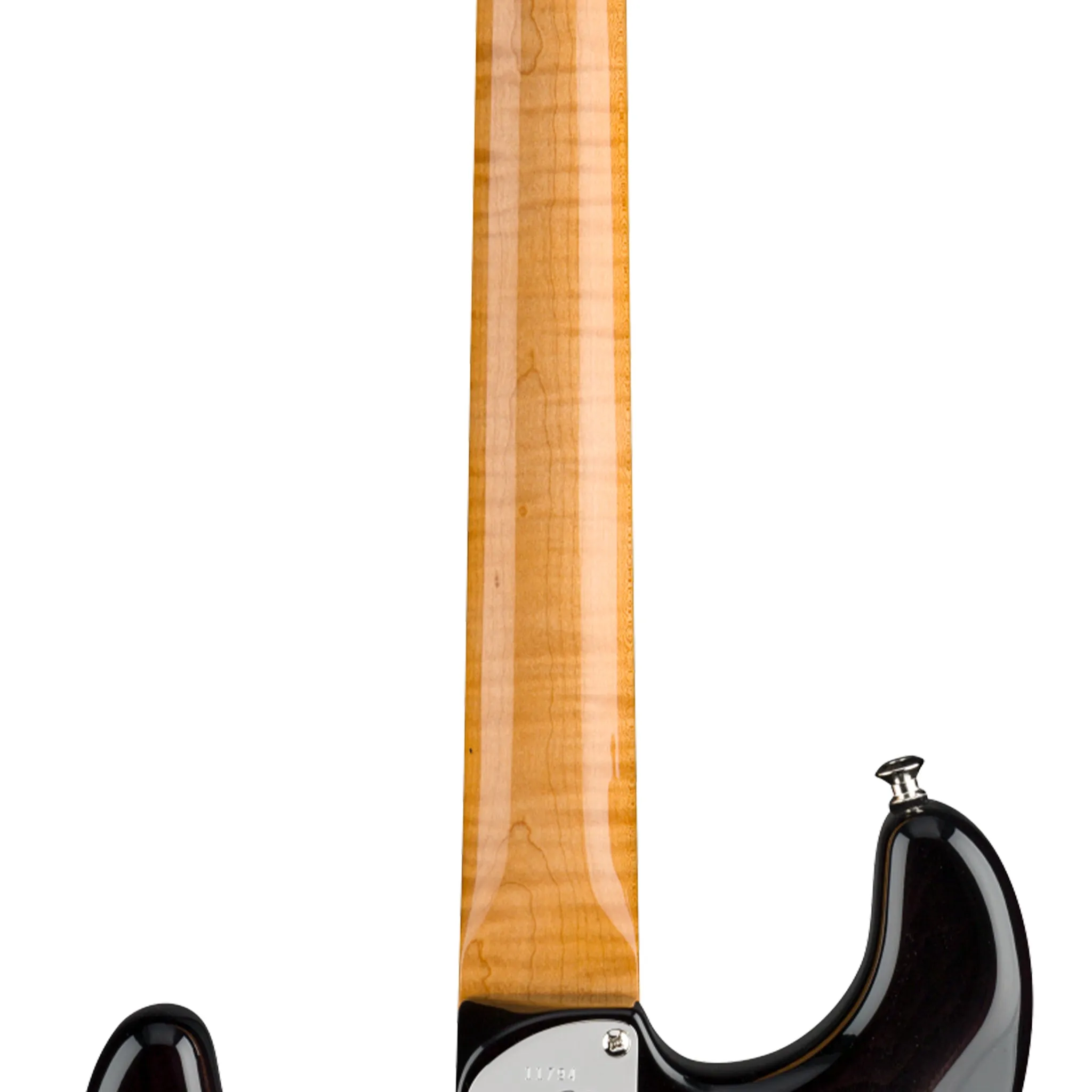 Fender Custom Shop American Custom Stratocaster NOS Electric Guitar, RW FB, Ebony Transparent