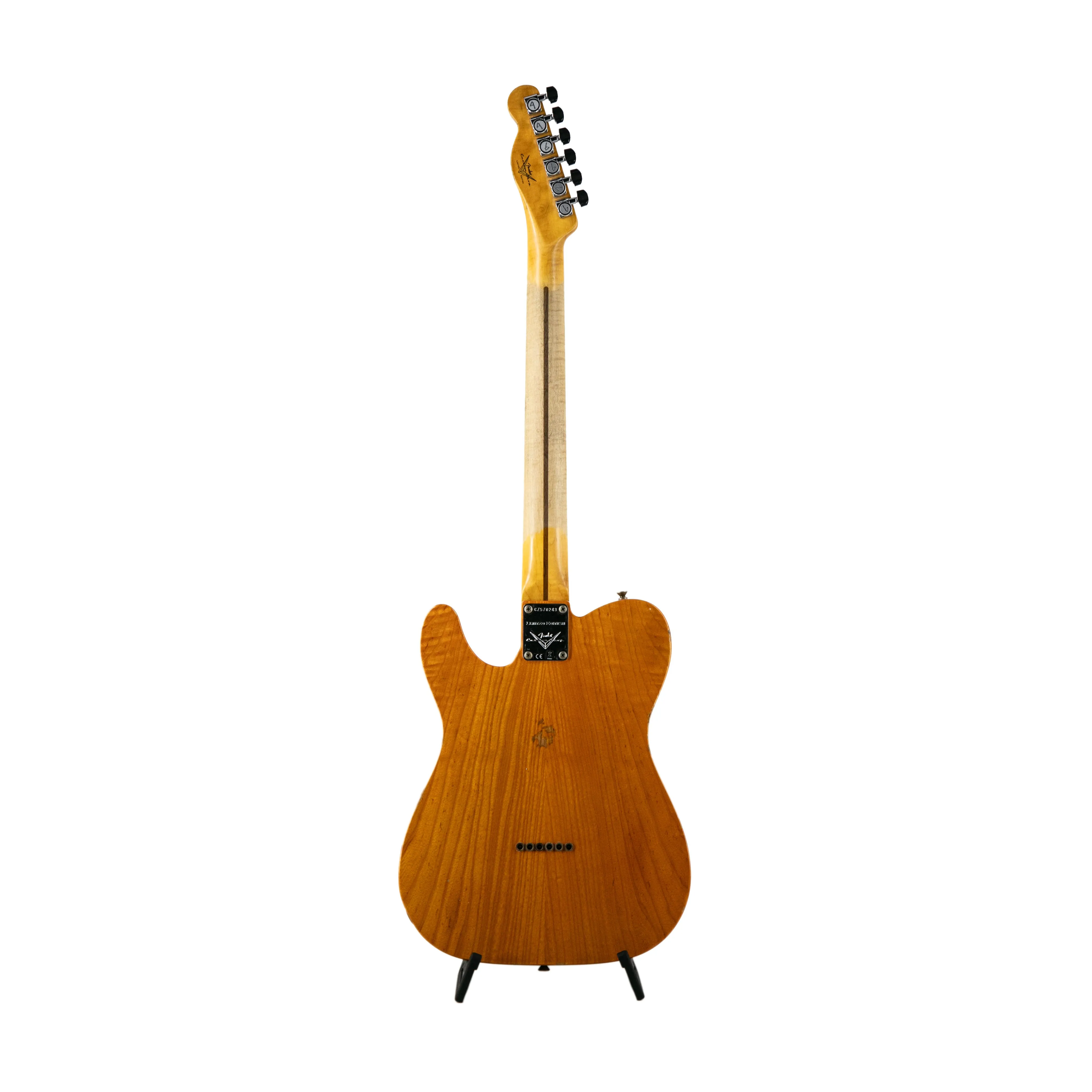 Fender Custom Shop Limited Edition Caballo Tono Ligero Relic Guitar, Sunset Orange Transparent