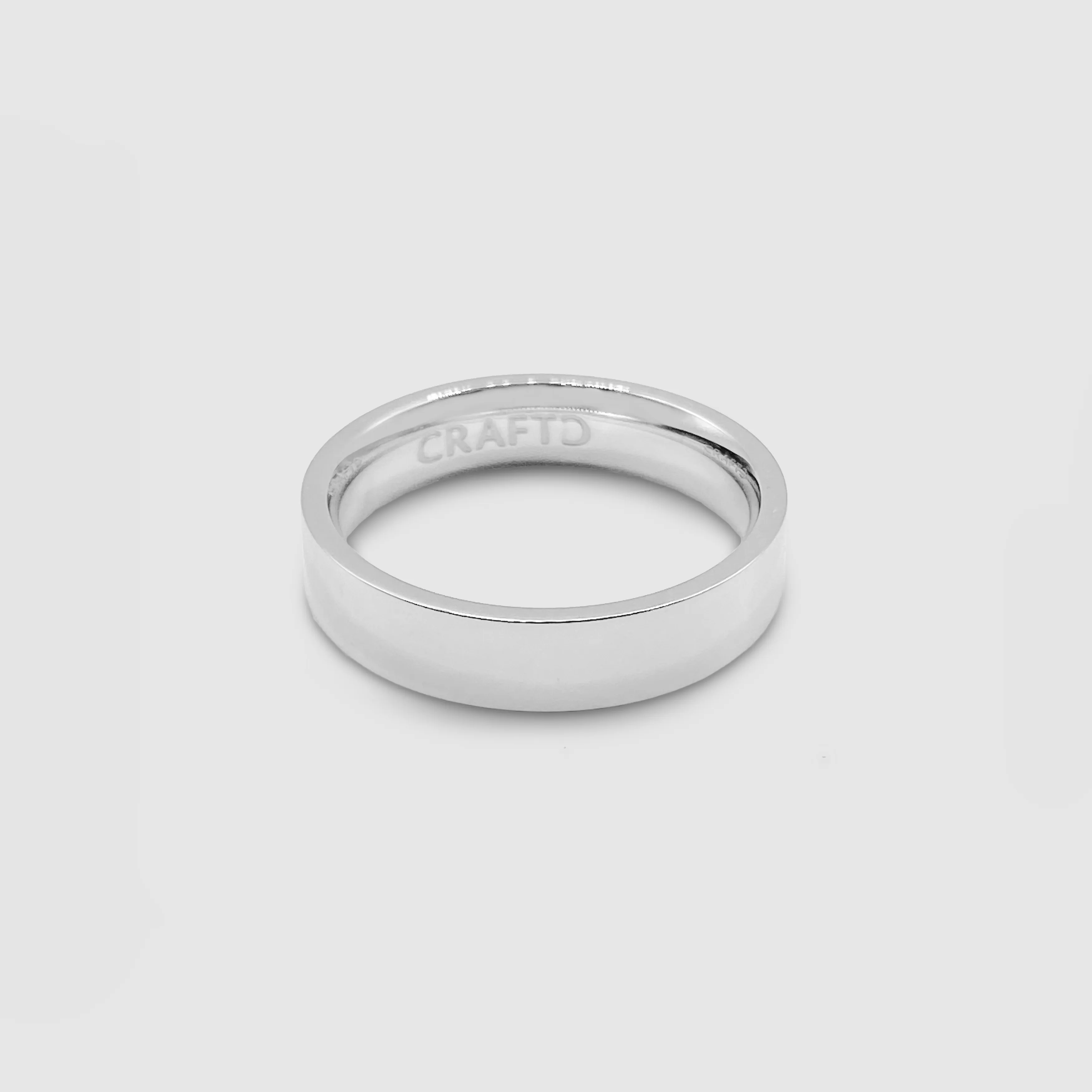 Flat Band Ring (Silver) 5mm