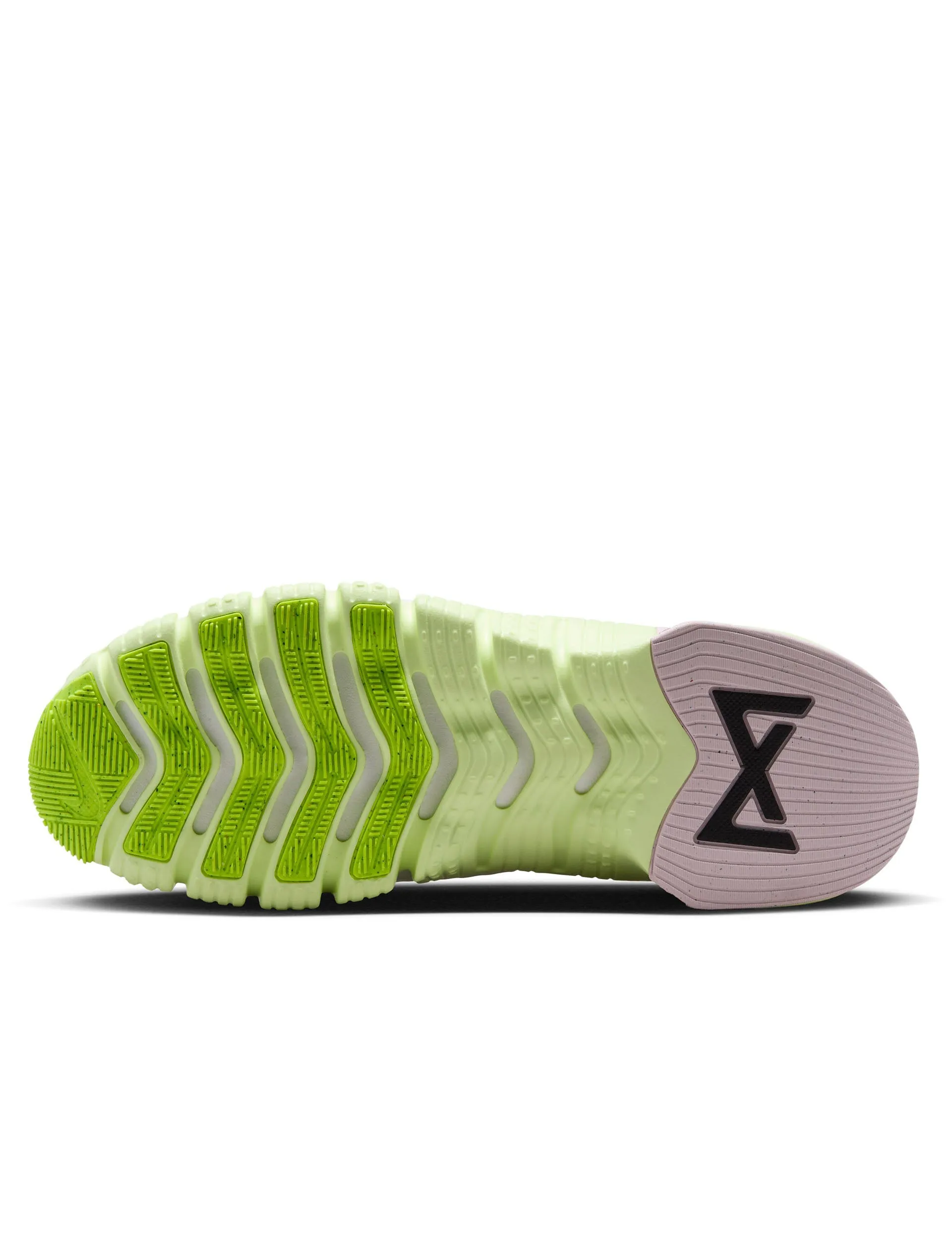 Free Metcon 5 Shoes - White/Bright Crimson/Barely Volt