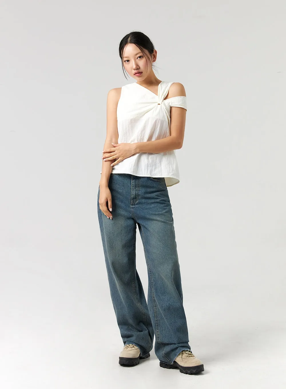 High Waist Wide Jeans CL326