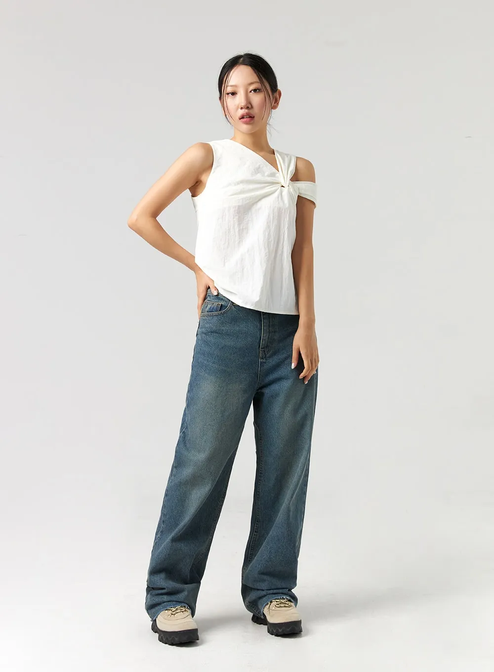 High Waist Wide Jeans CL326