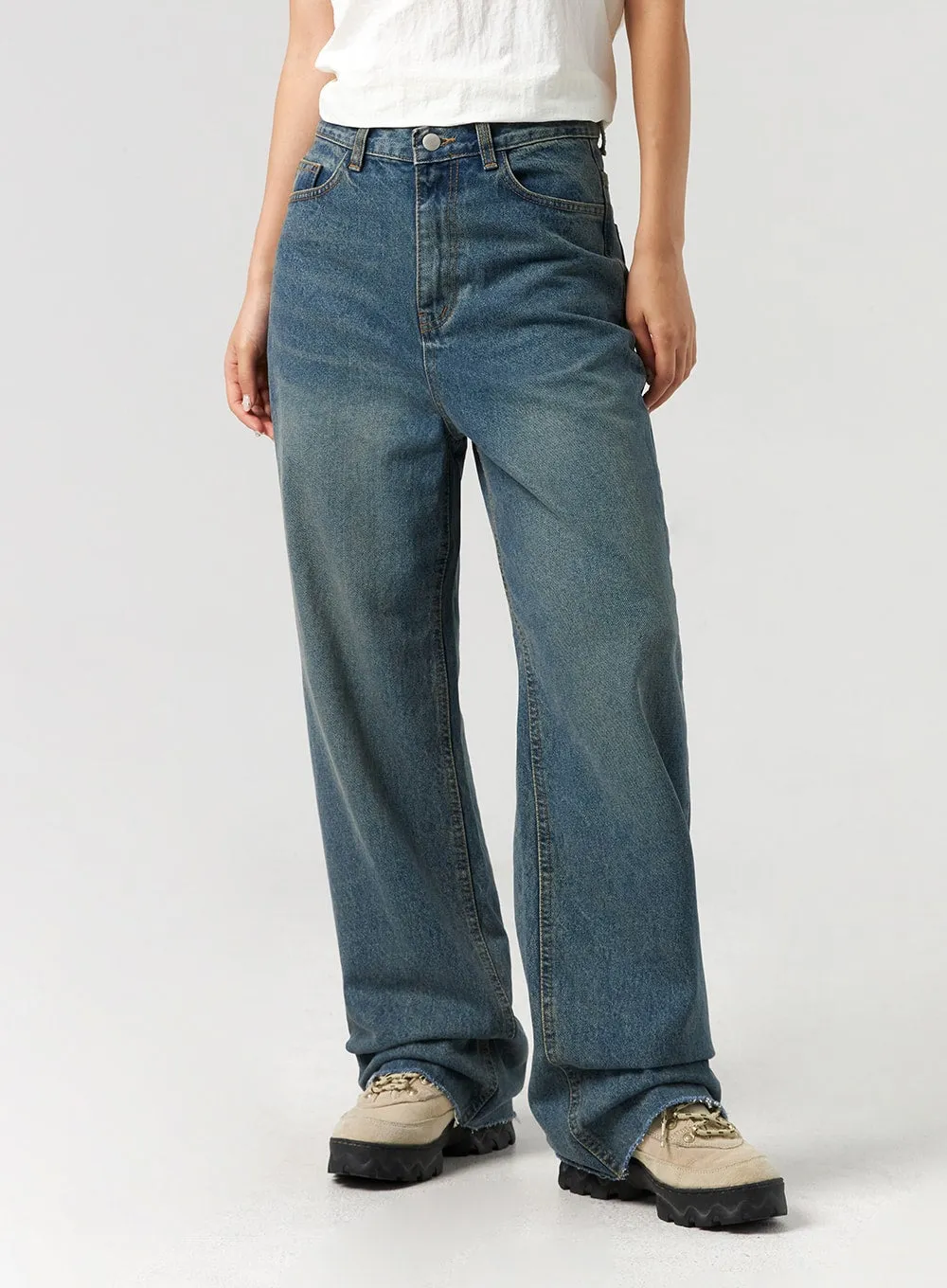 High Waist Wide Jeans CL326