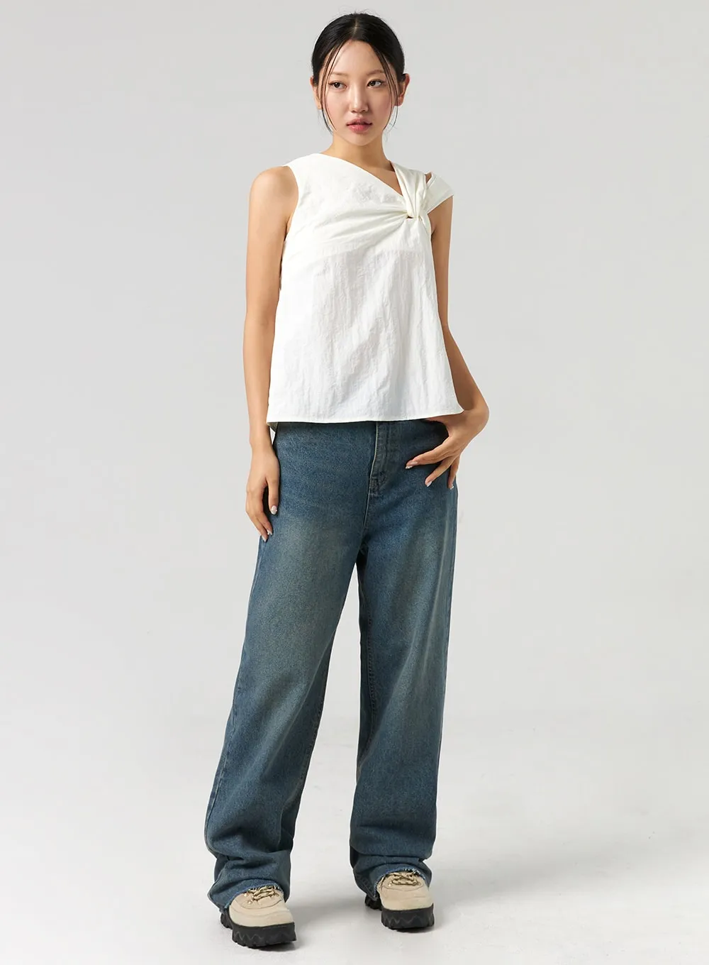 High Waist Wide Jeans CL326