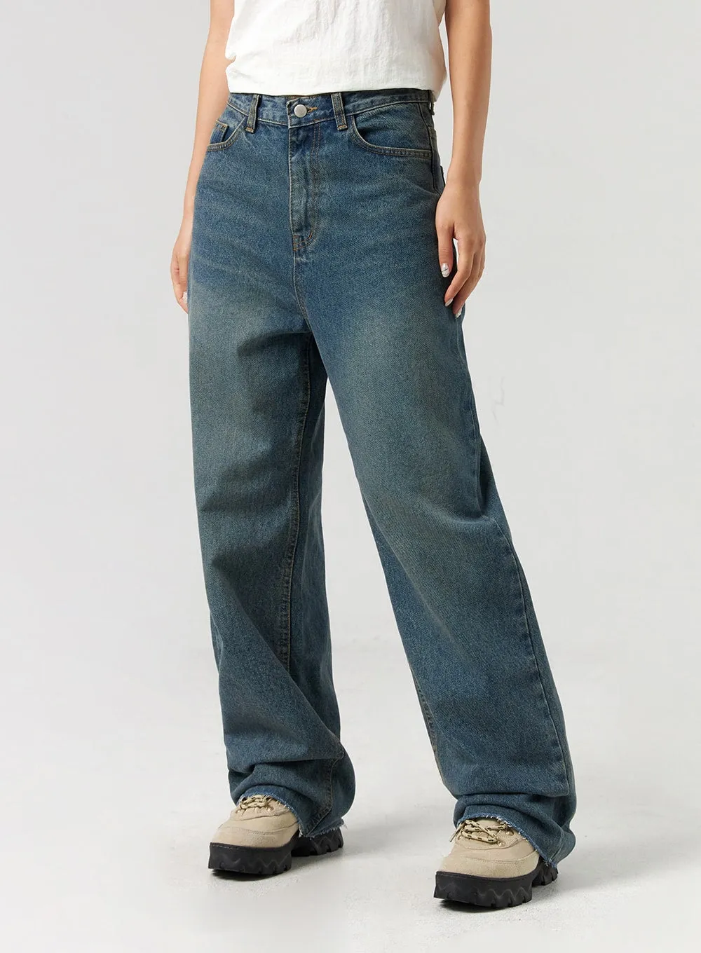 High Waist Wide Jeans CL326