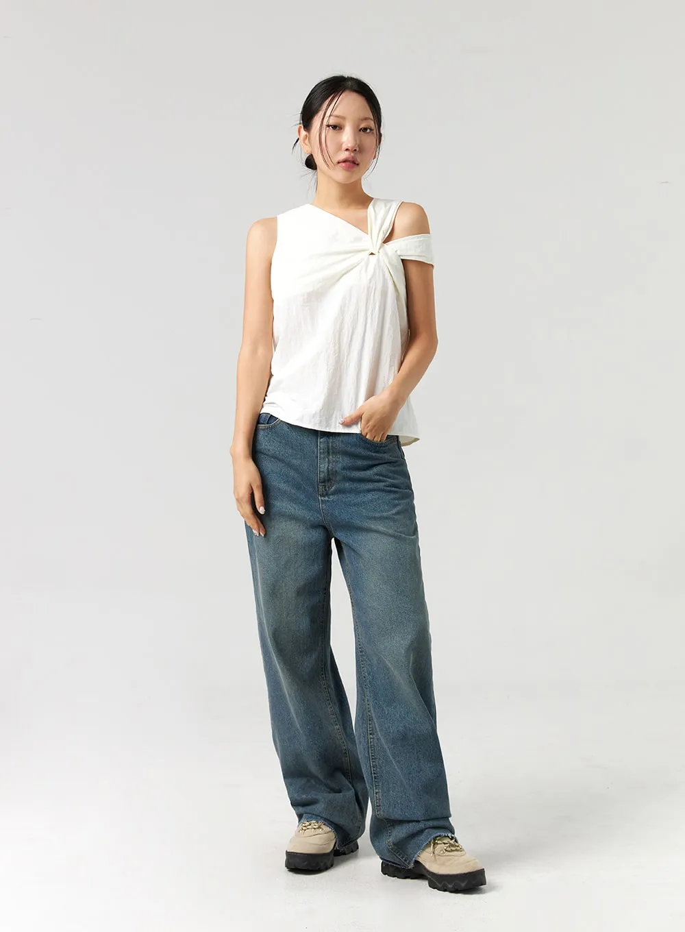 High Waist Wide Jeans CL326