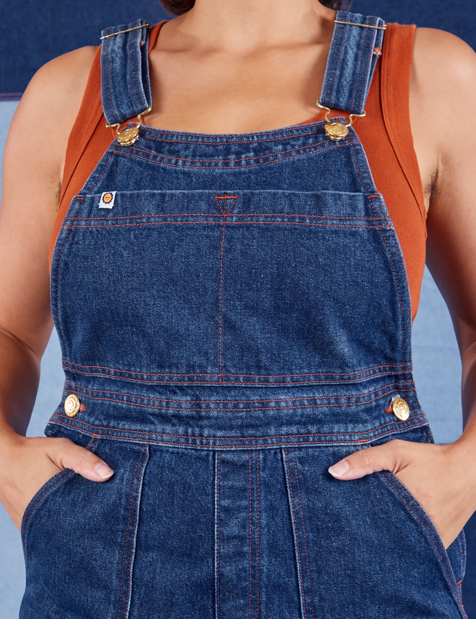 Indigo Denim Original Overalls - Dark Wash