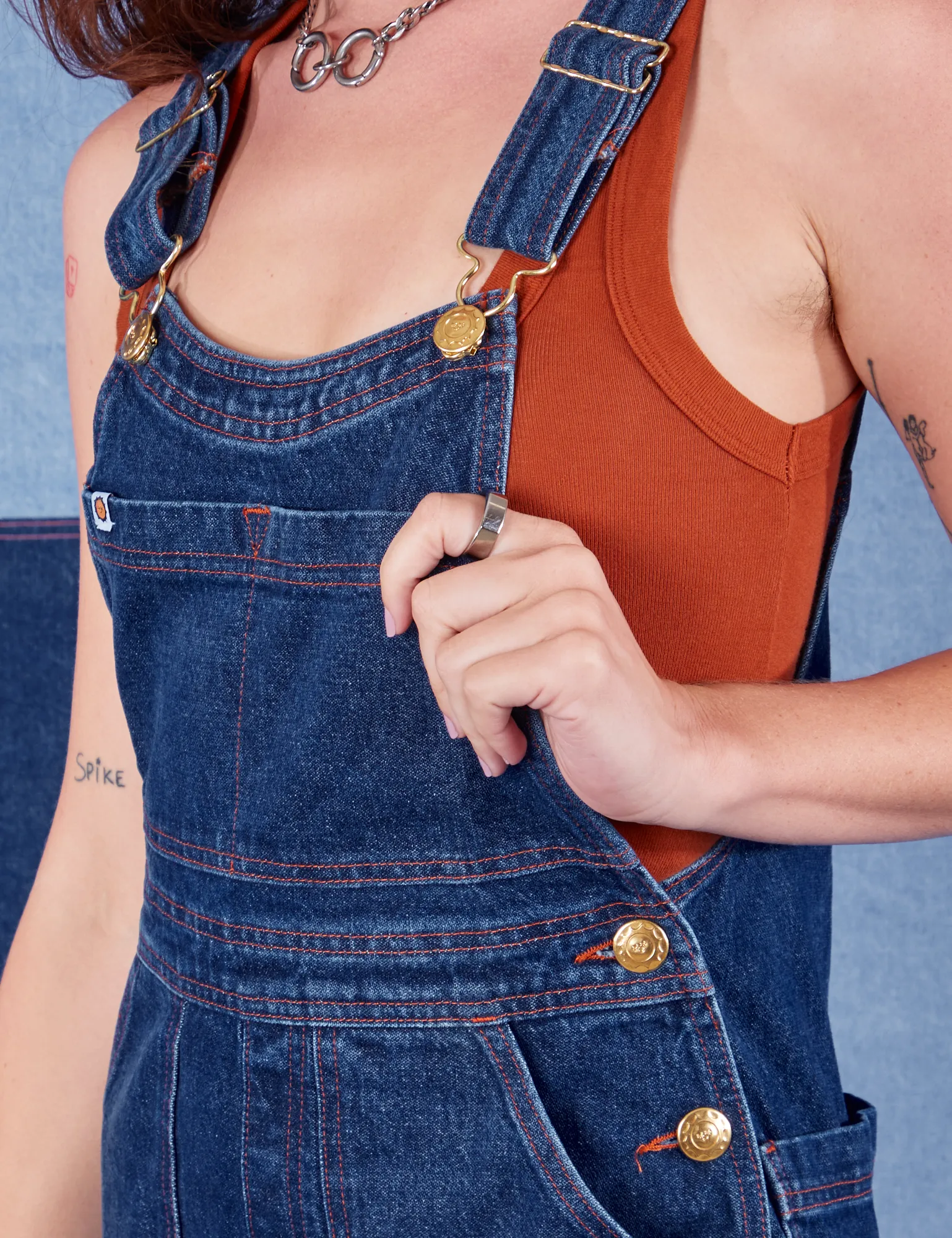 Indigo Denim Original Overalls - Dark Wash