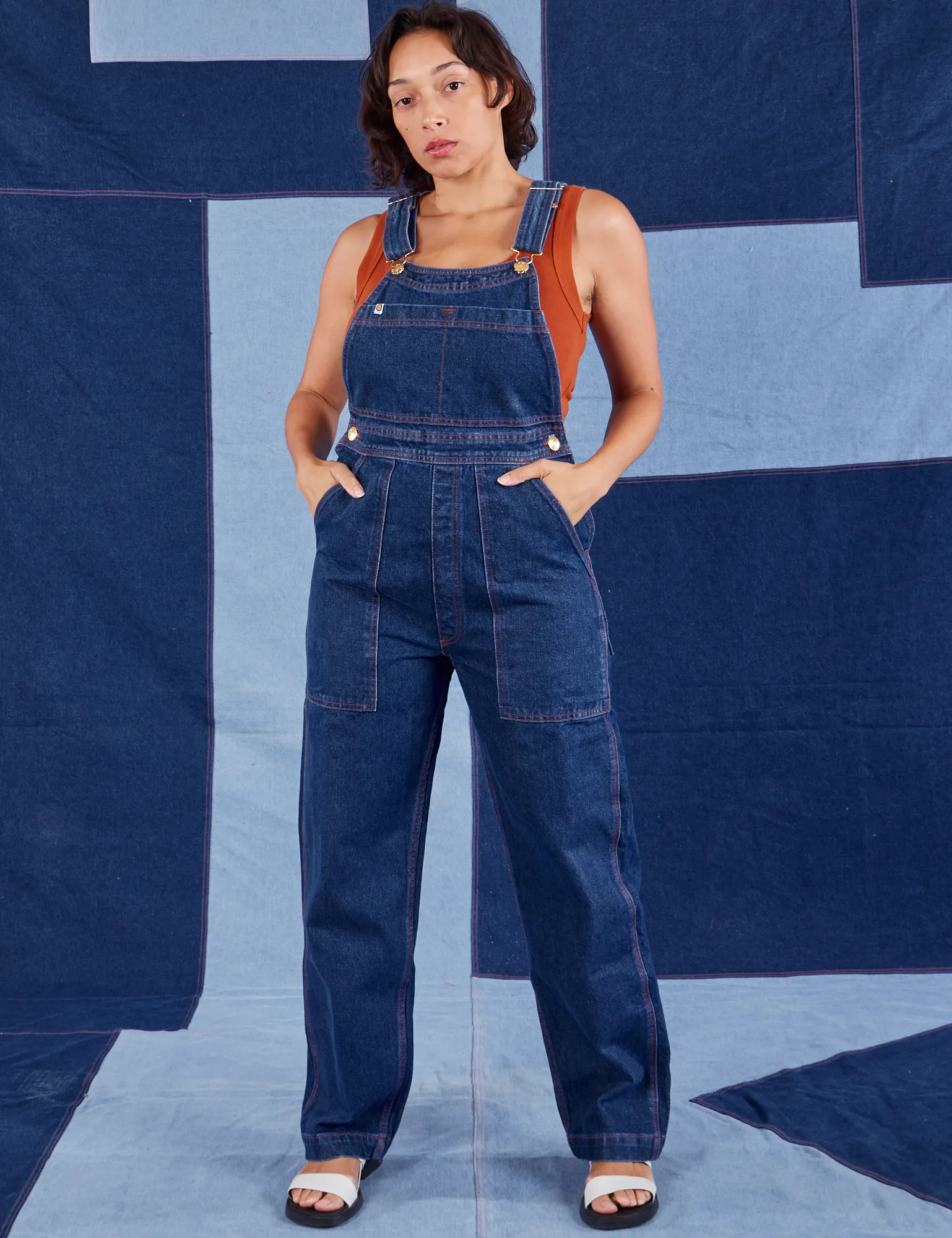 Indigo Denim Original Overalls - Dark Wash