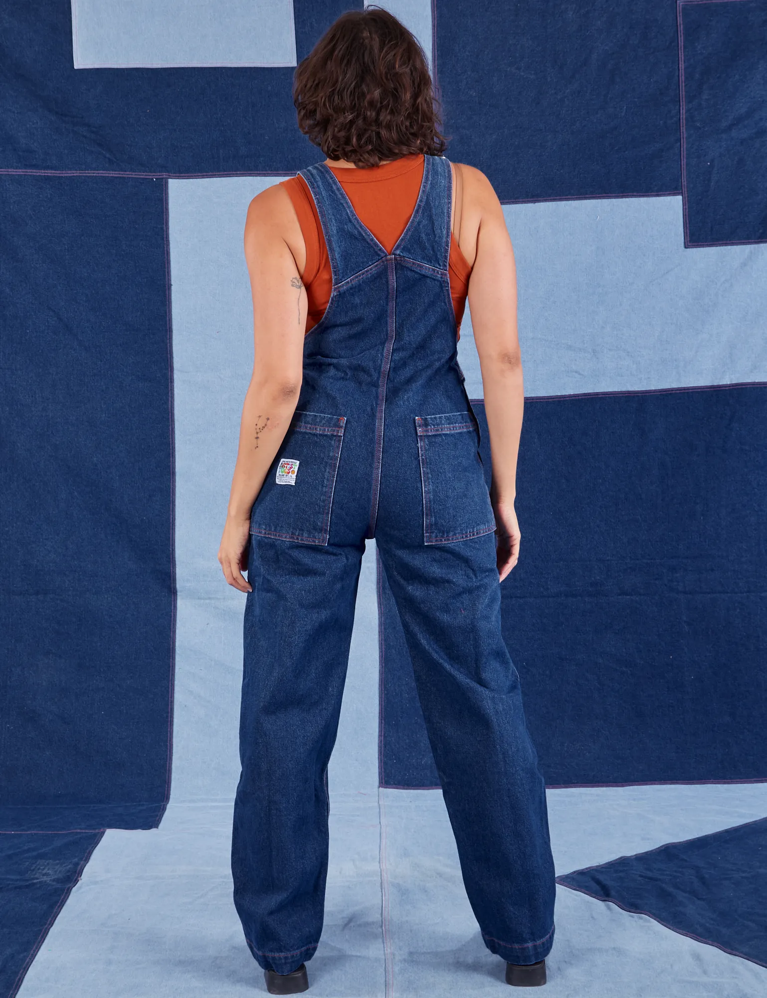 Indigo Denim Original Overalls - Dark Wash