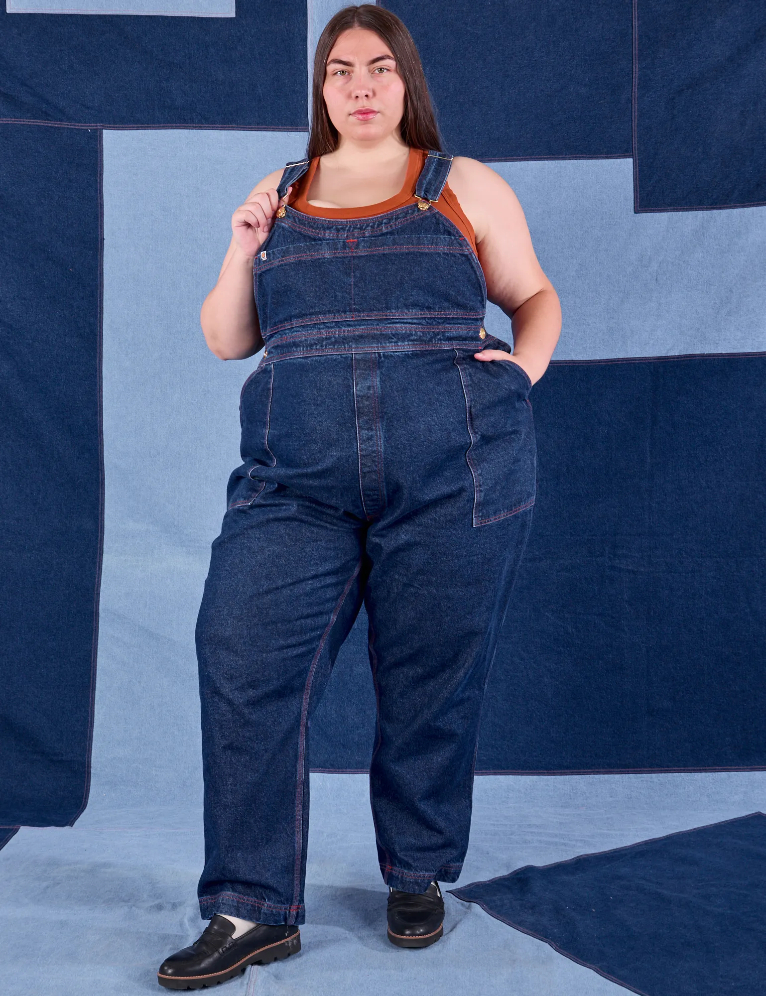 Indigo Denim Original Overalls - Dark Wash