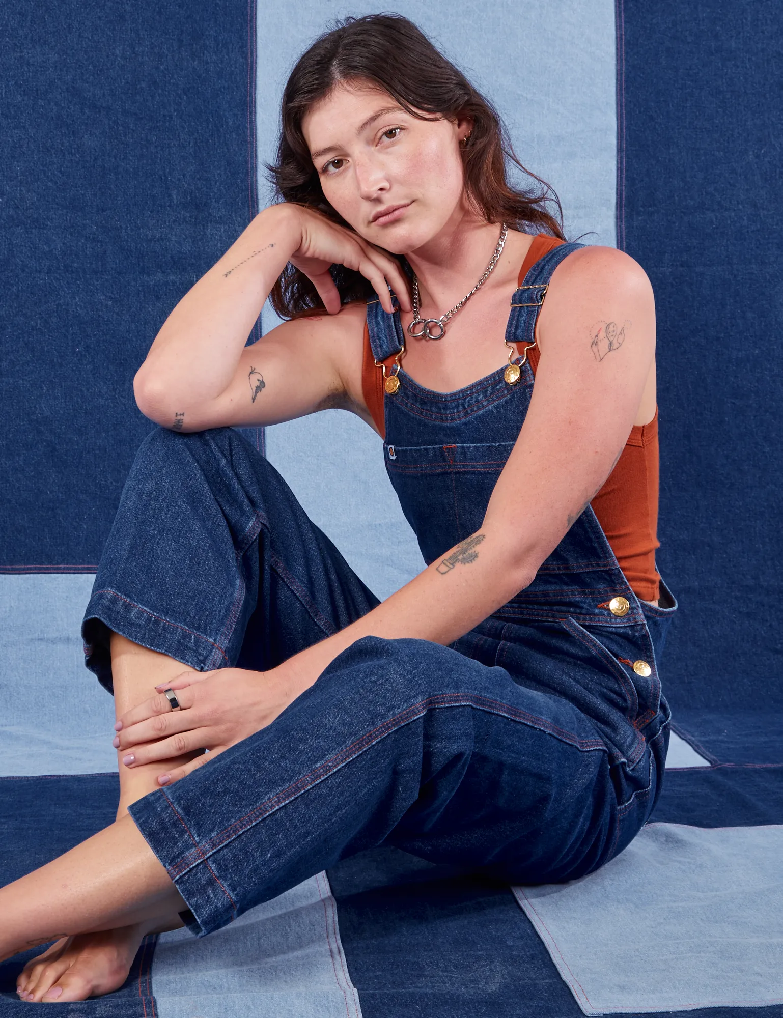 Indigo Denim Original Overalls - Dark Wash