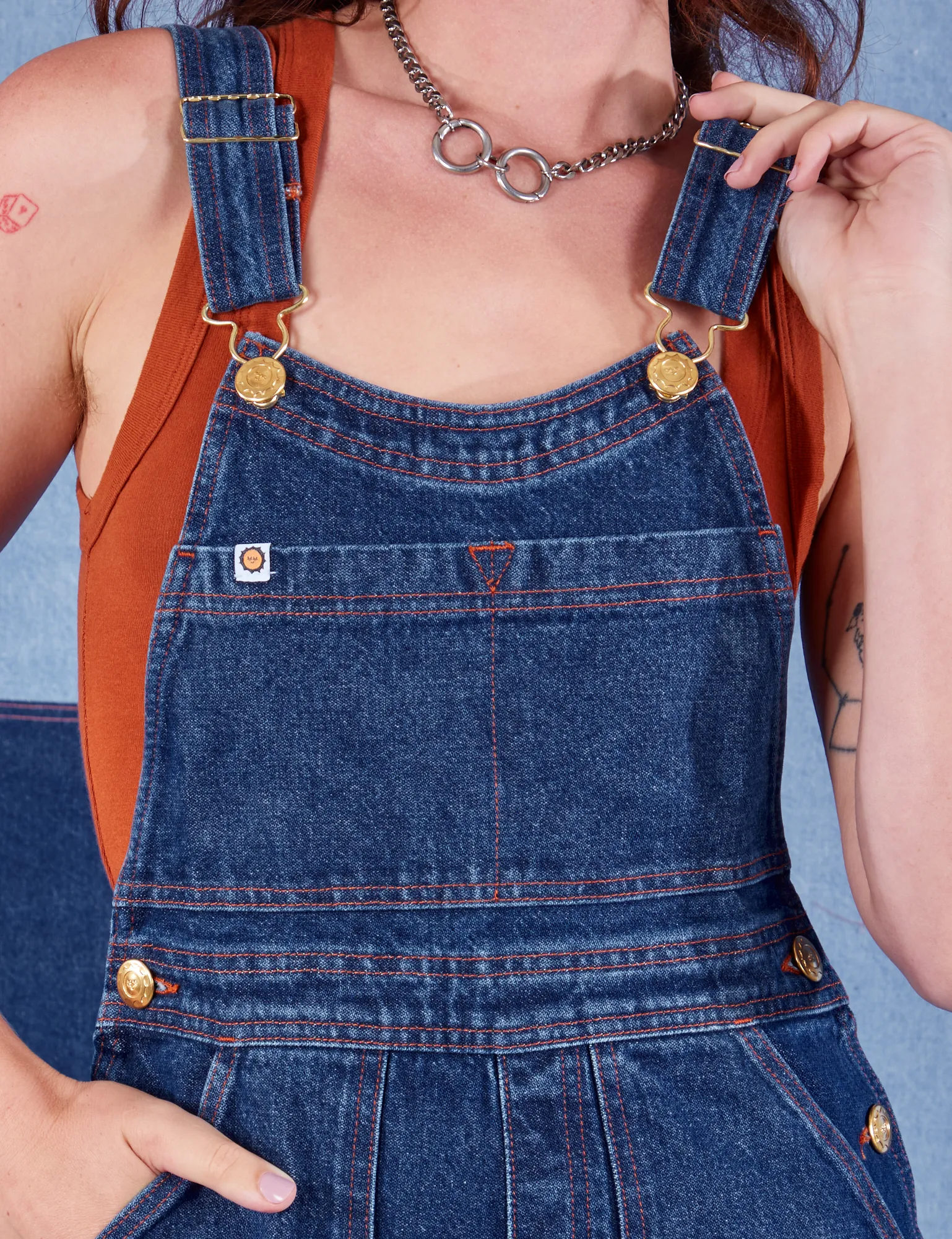 Indigo Denim Original Overalls - Dark Wash