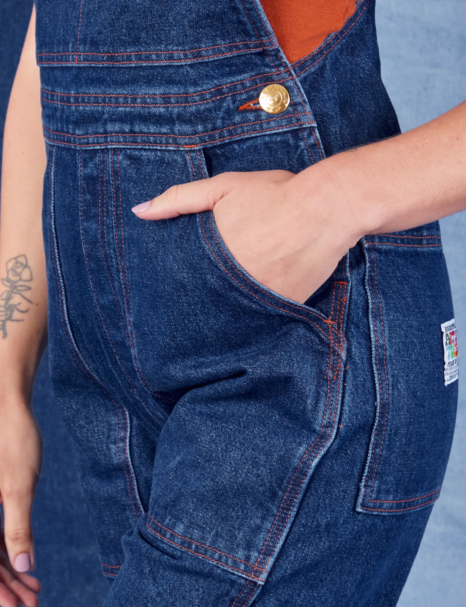 Indigo Denim Original Overalls - Dark Wash