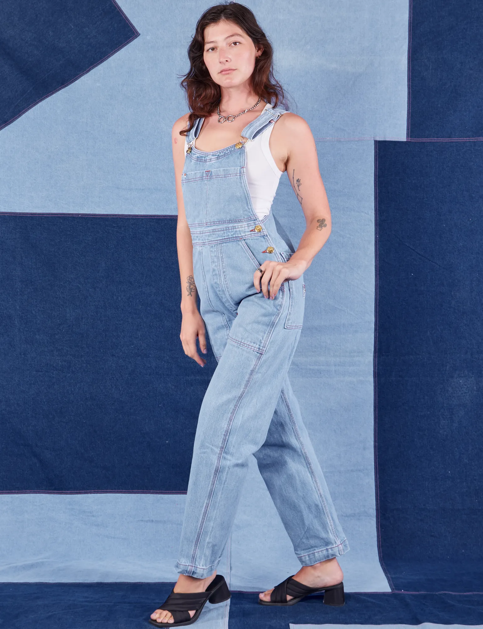 Indigo Denim Original Overalls - Light Wash