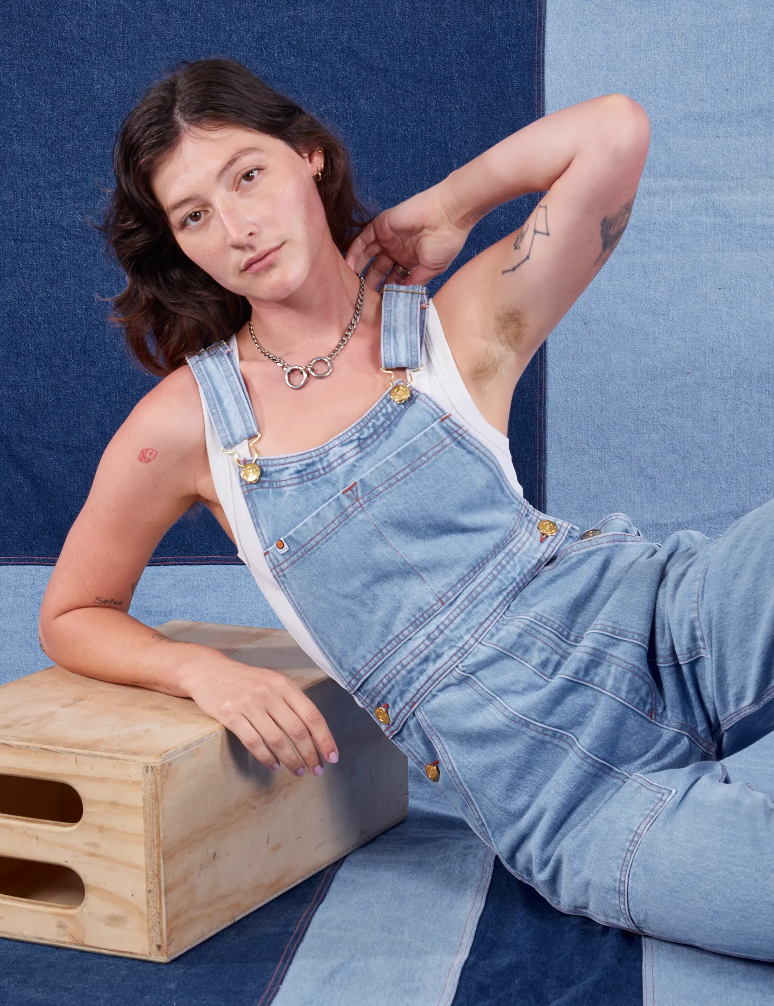 Indigo Denim Original Overalls - Light Wash