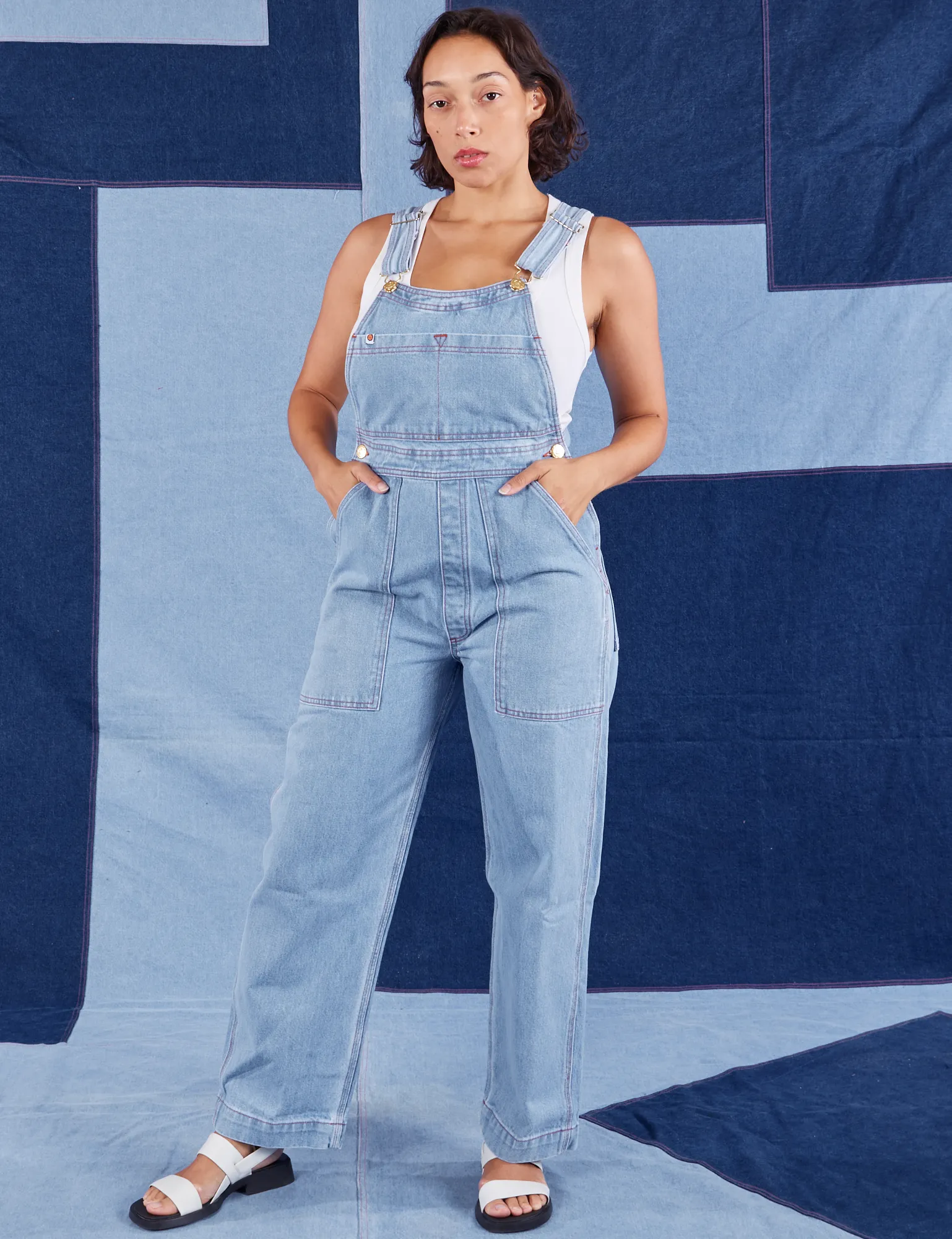 Indigo Denim Original Overalls - Light Wash