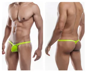 Joe Snyder JSBUL02-Pol Polyester Bulge Tanga Yellow Poly